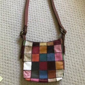 Lucky - Leather Patchwork Purse